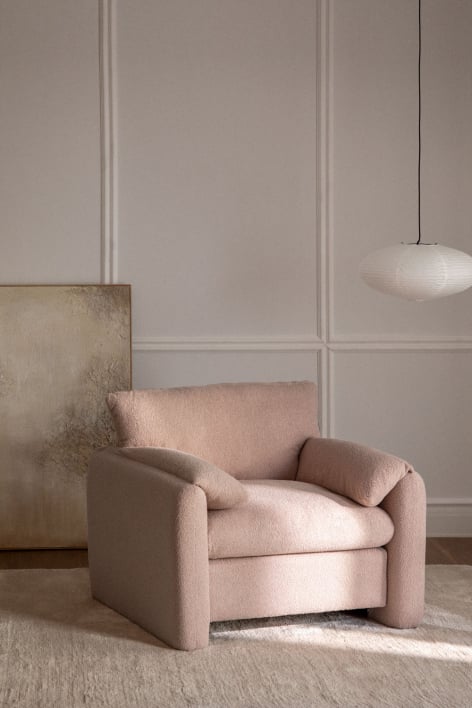 Sillón tapizado Serra