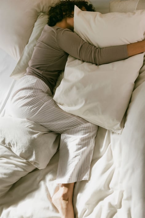 Set de 2 fundas de almohada en lino de 160g/m² Sorana