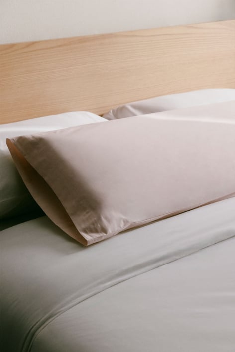 Funda de almohada en algodón percal de 180 hilos Agassi