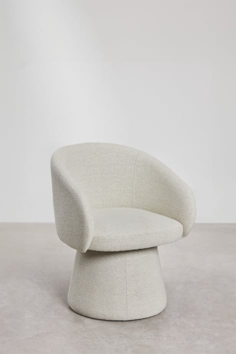 Pack de 2 sillones giratorios tapizados Flavian