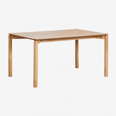 Mesa De Comedor En Mdf Munden Marrón Roble & 150 X 90 Cm - Sklum