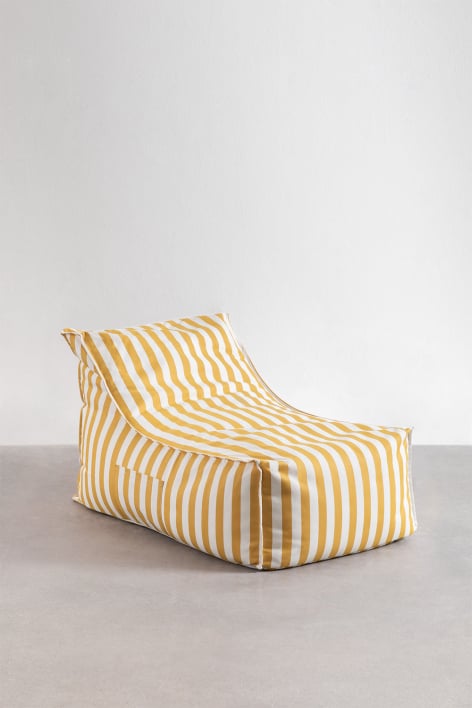 Sillón en tela Sandel - Amarillo Curri