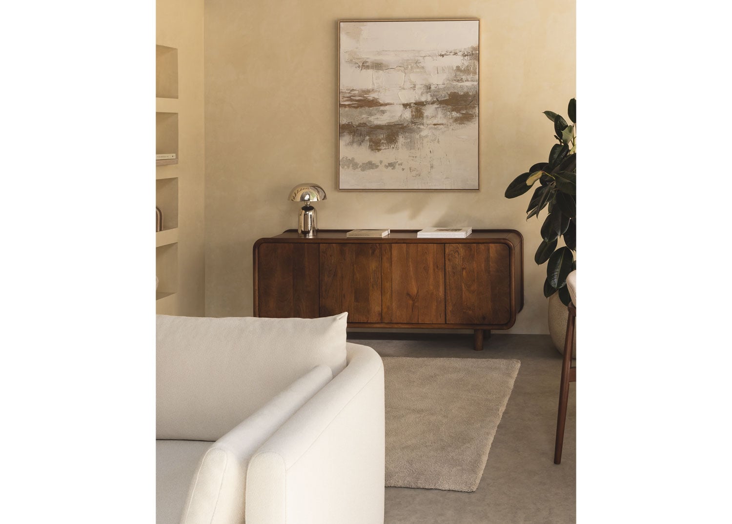 aparador madera salon, mueble auxiliar salon estilo vintage