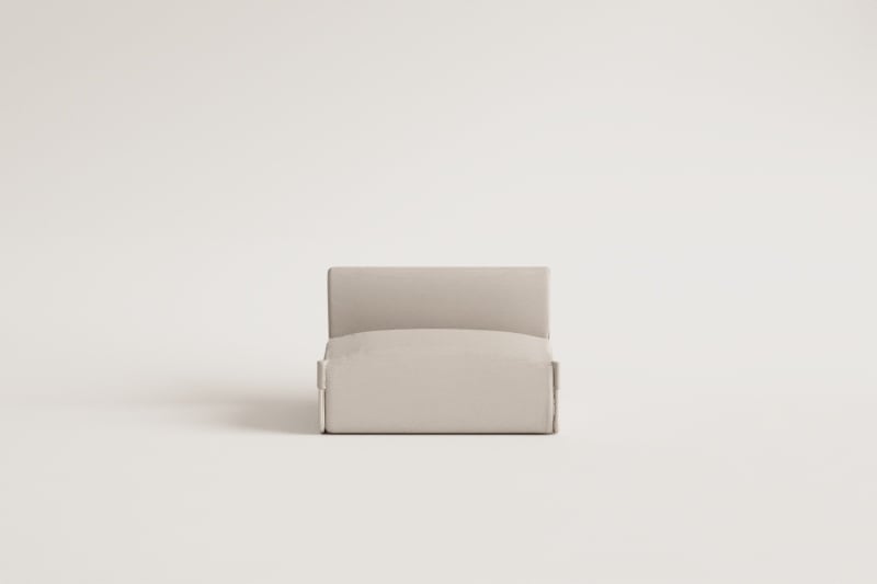 Módulo central para sofá modular de jardín Oporto