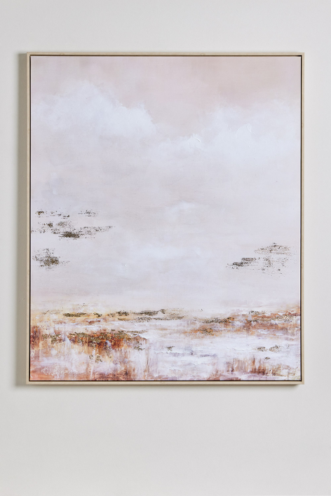 Cuadro decorativo 100x120 cm pintado a mano sobre lienzo Kenvo