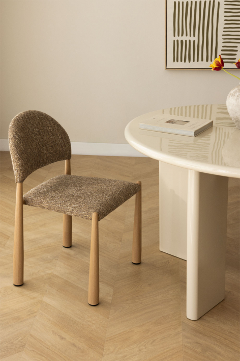 Silla de comedor tapizada Nagore