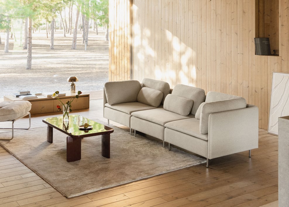 Sofá modular de 3 piezas Oriol