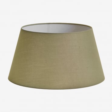 Pantalla Para Lámpara En Tela Monaco Verde Salvia & Ø40 Cm - Sklum