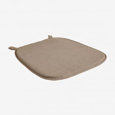 Cojín Para Silla De Jardín Zole Tela Marrón Moka - Sklum