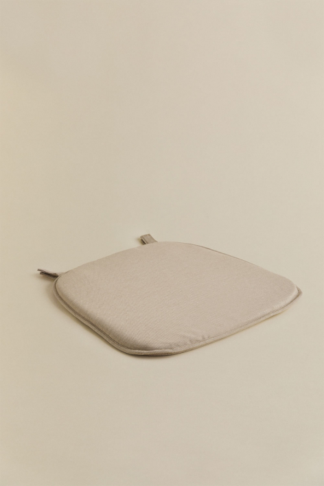 Cojín para silla 44x43 cm en tela Gouda - Tela Marrón Arena