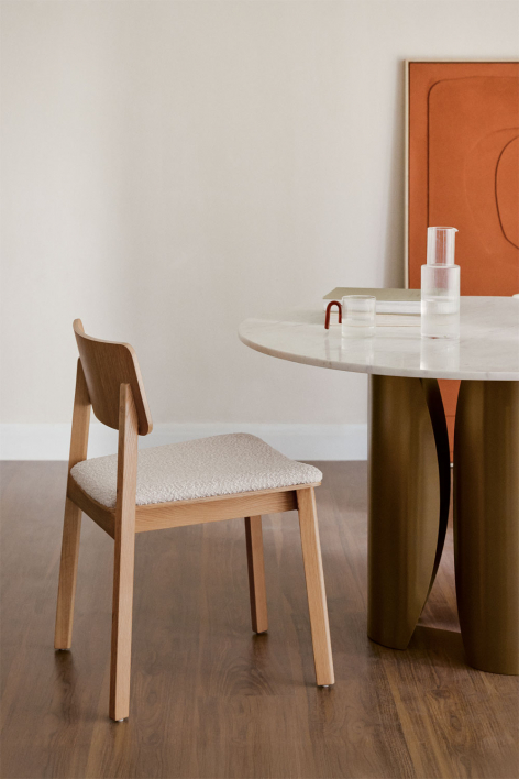 Silla de comedor en madera Gilda