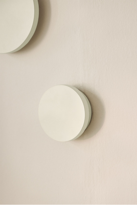 Aplique de pared LED en acero inoxidable Arizona - Blanco Gardenia