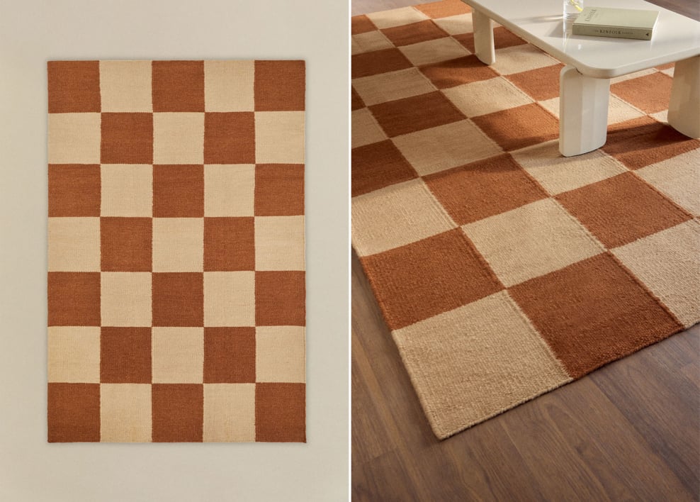 Alfombra rectangular en lana y algodón Bamako