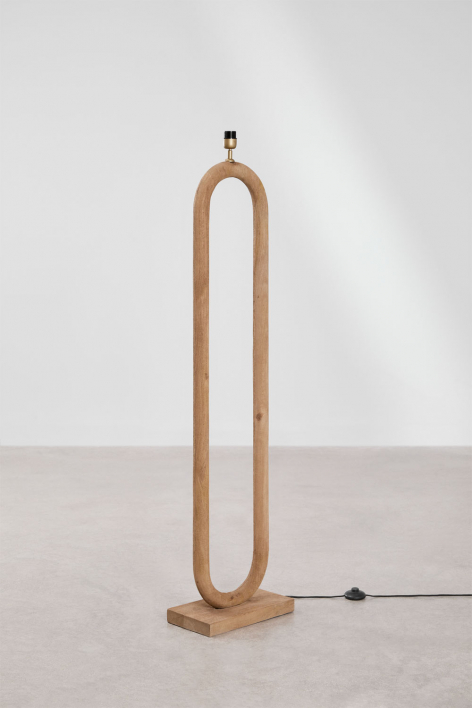 Base para lámpara de pie ↑140cm en madera de mango Tiberia
