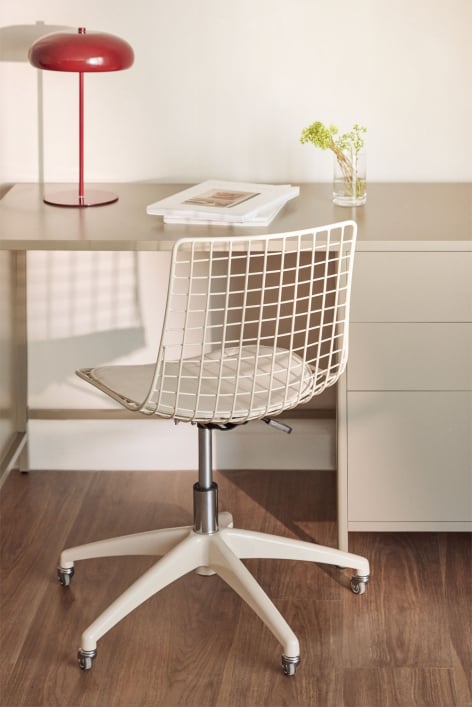 Silla de escritorio en acero Renee