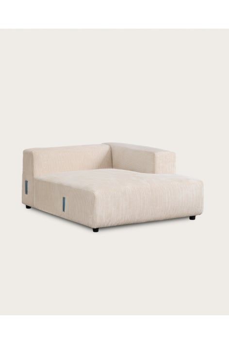 Módulo chaise longue derecho para sofá modular Bruna