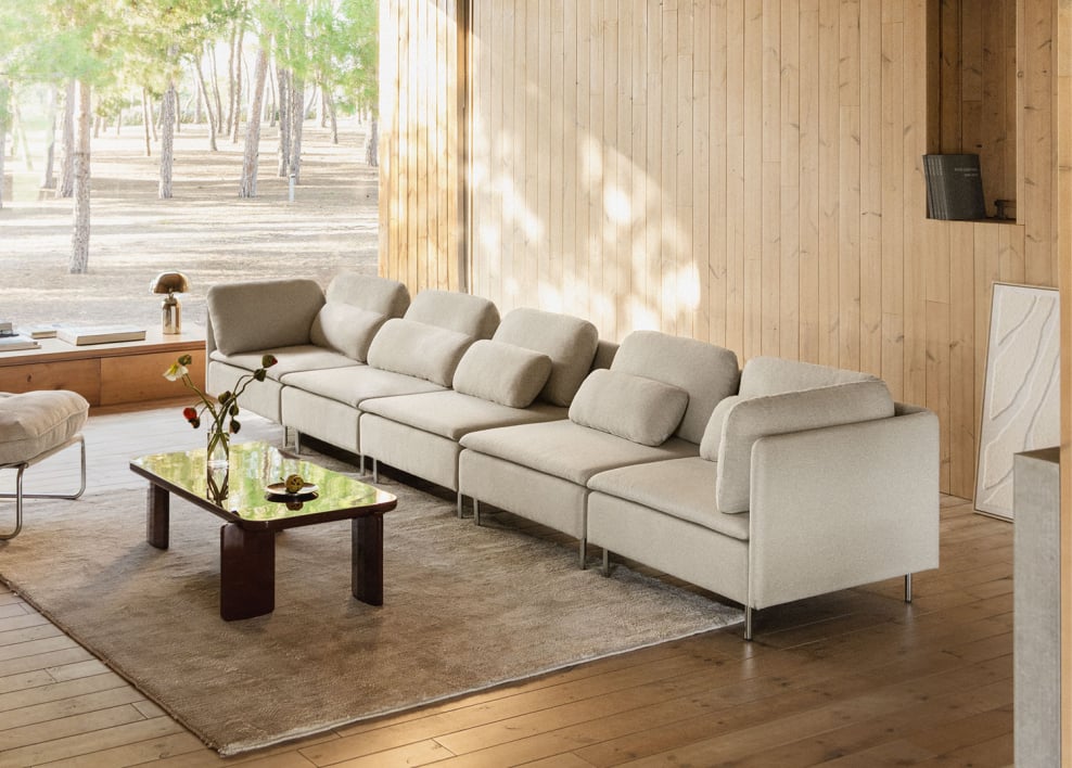 Sofá modular de 5 piezas Oriol