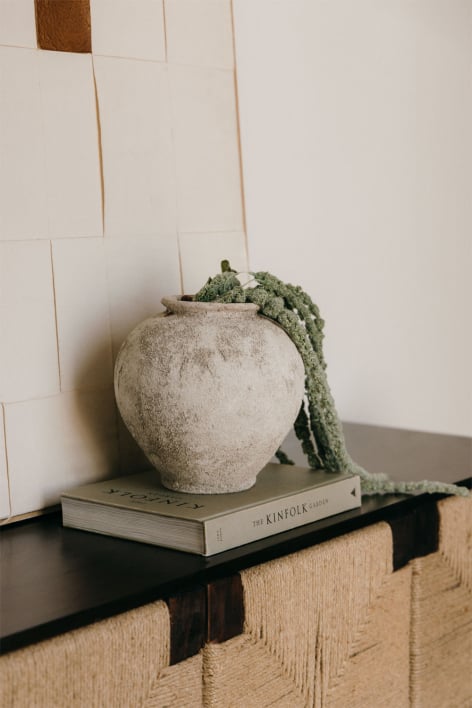 Jarrón decorativo ↑20 cm en cerámica Filis