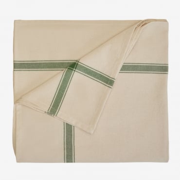 Mantel De 170x250 Cm En Algodón Neviveta Verde Col - Sklum
