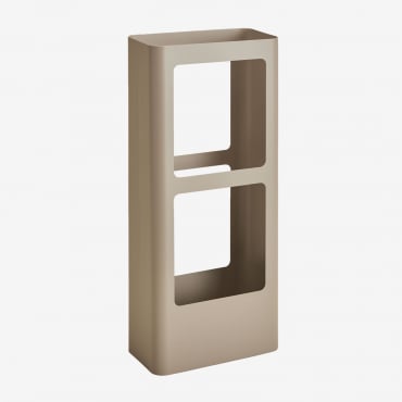 Paragüero En Acero Hayden Marrón Moka - Sklum