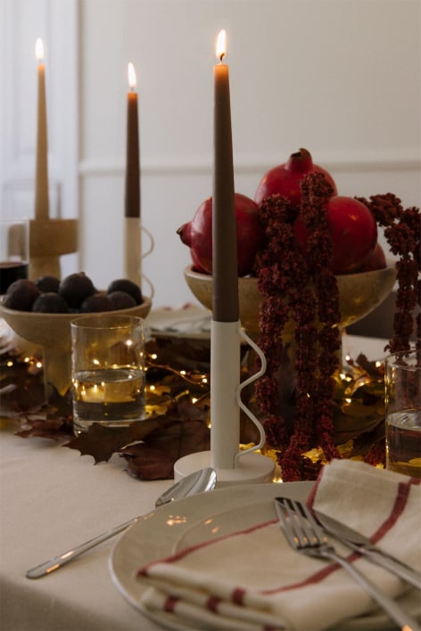 Candelabro en hierro Tarbet