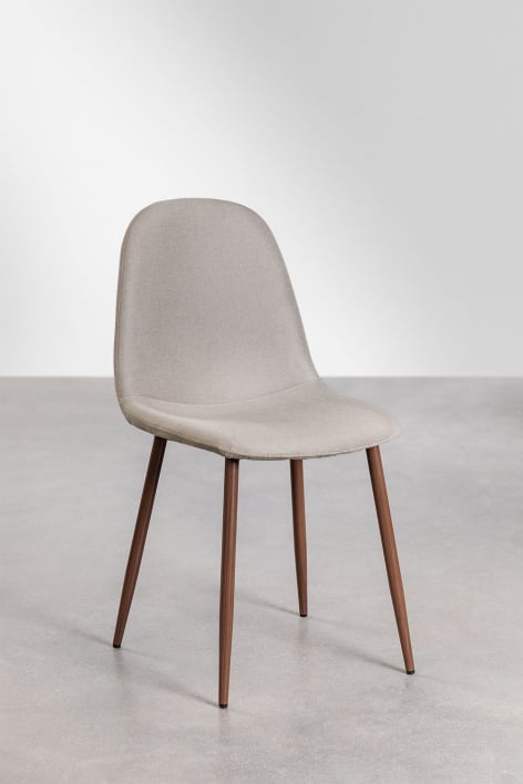 Pack de 2 sillas de comedor Glamm - Madera Oscura