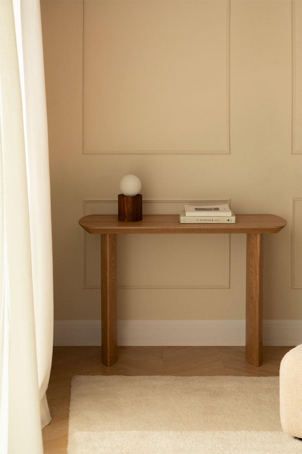 Consola Recibidor de Madera en MDF Estilo Nórdico