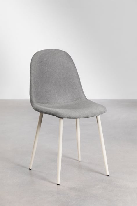 Pack de 2 sillas de comedor Glamm - Beige Crema