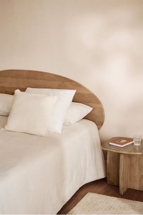Cabecero ↔︎180 cm en madera de mango Agathe