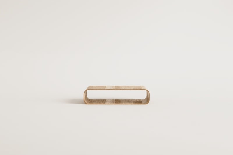 Mesa de centro para jardín rectangular 140x75 cm en madera de acacia Brivori