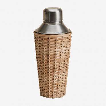 Coctelera 85 Cl En Acero Inoxidable Y Bambú Dakomi Natural - Sklum