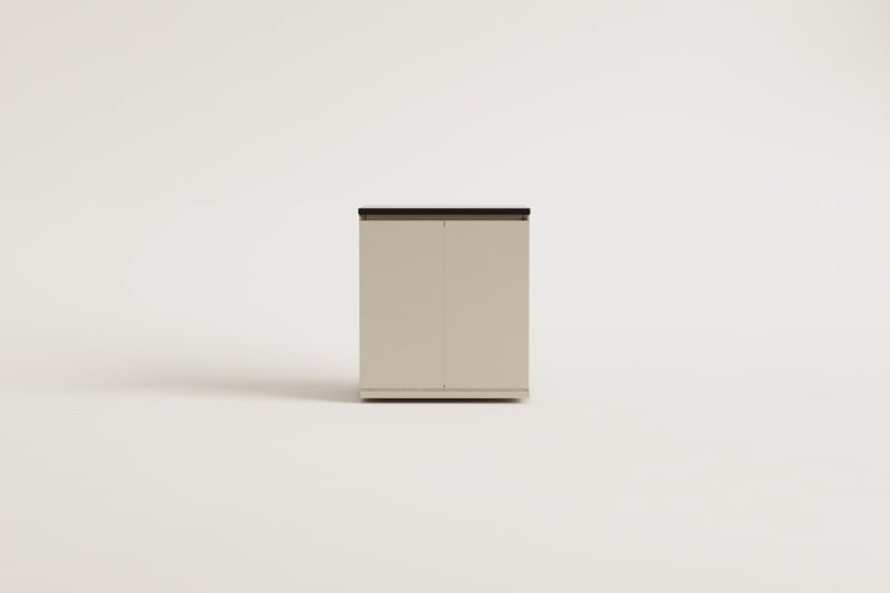 Módulo de almacenaje para cocina modular de exterior en acero Rivana