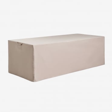Funda Protectora Para Mesa De Jardín Rectangular Otley Beige Tapioca & 310 X 110 Cm - Sklum