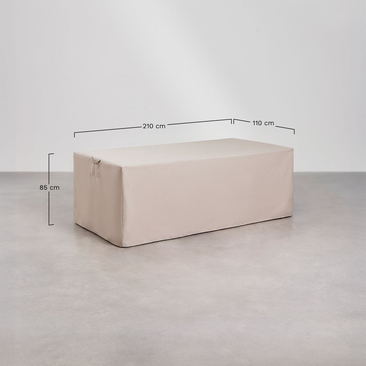 Funda protectora para mesa de jardín rectangular Otley , medidas