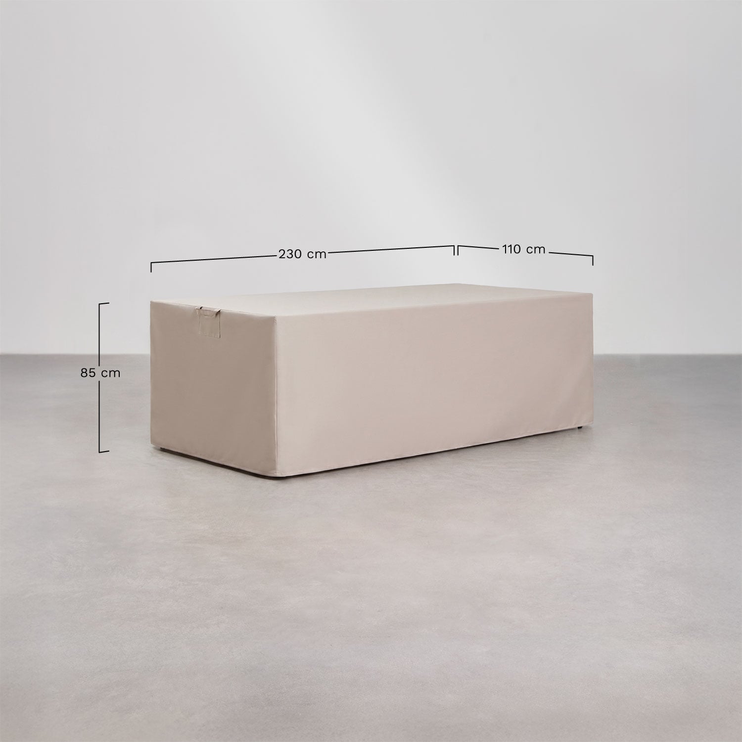 Funda protectora para mesa de jardín rectangular Otley , medidas