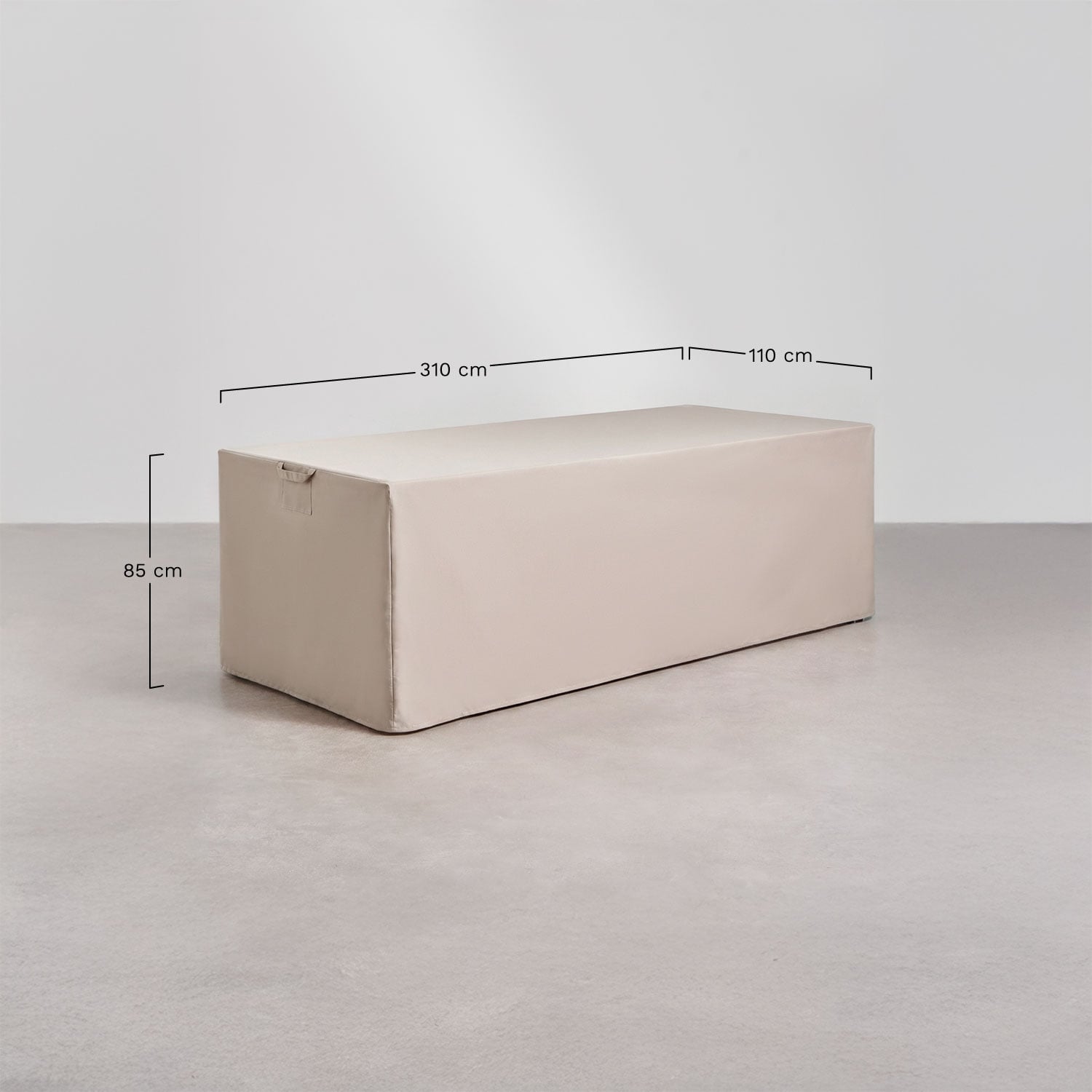 Funda protectora para mesa de jardín rectangular Otley , medidas