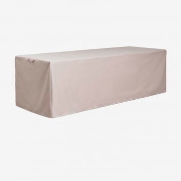 Funda Protectora Para Sofá De Jardín Otley Beige Tapioca & 255 X 110 Cm - Sklum