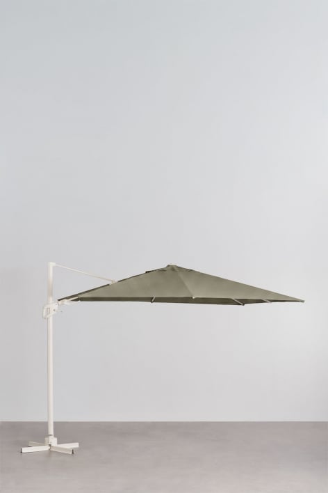 Parasol 295x295 cm en tela y aluminio Hydra