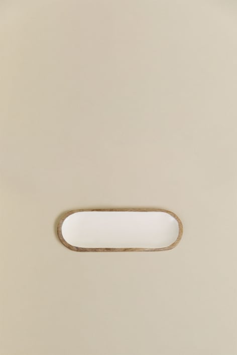 Bandeja decorativa en madera de mango Fruela - ↔︎ 30 cm