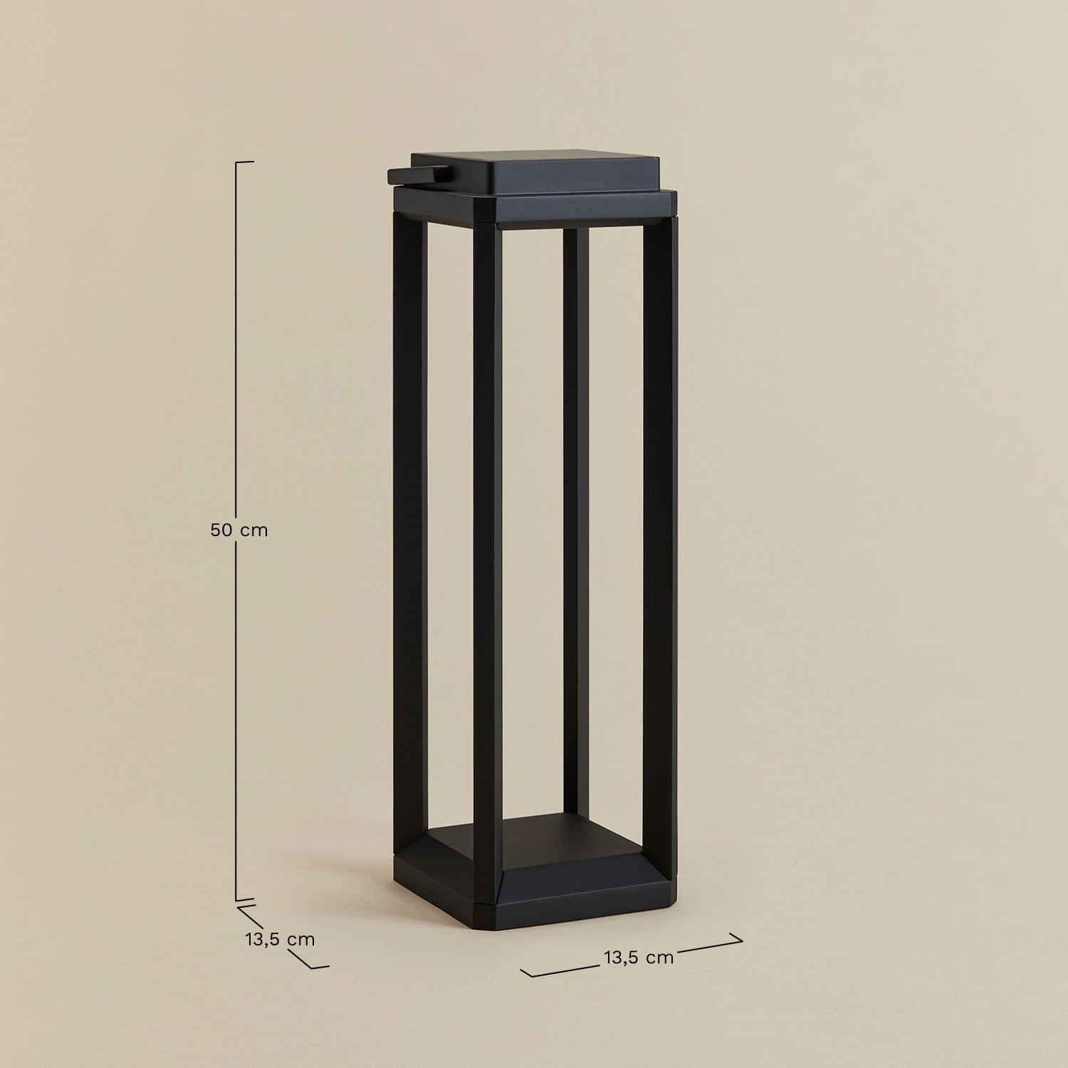 Lámpara de mesa solar LED inalámbrica para exterior Nualla      , medidas