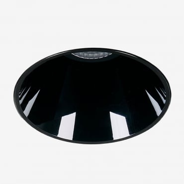 Downlight Led Empotrable Sin Marco Trimless Redondo Ø3,6 Cm Para Exterior En Aluminio Luisiana Negro & Blanco Frío 4000k & 3 W & 19o - Sklum