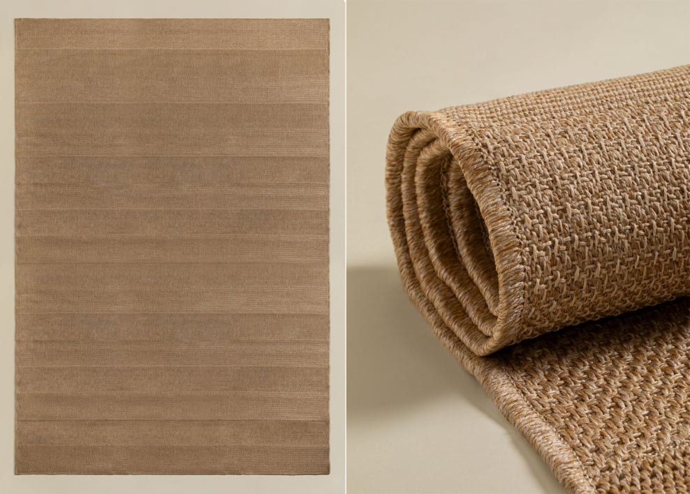 Alfombra de exterior rectangular 300x400 cm en polipropileno Kortnei