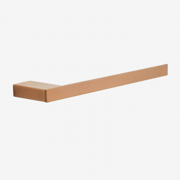 Toallero De Pared Con Barra 30 Cm Para Baño En Acero Inoxidable Olvam Oro Rosa Cepillado - Sklum