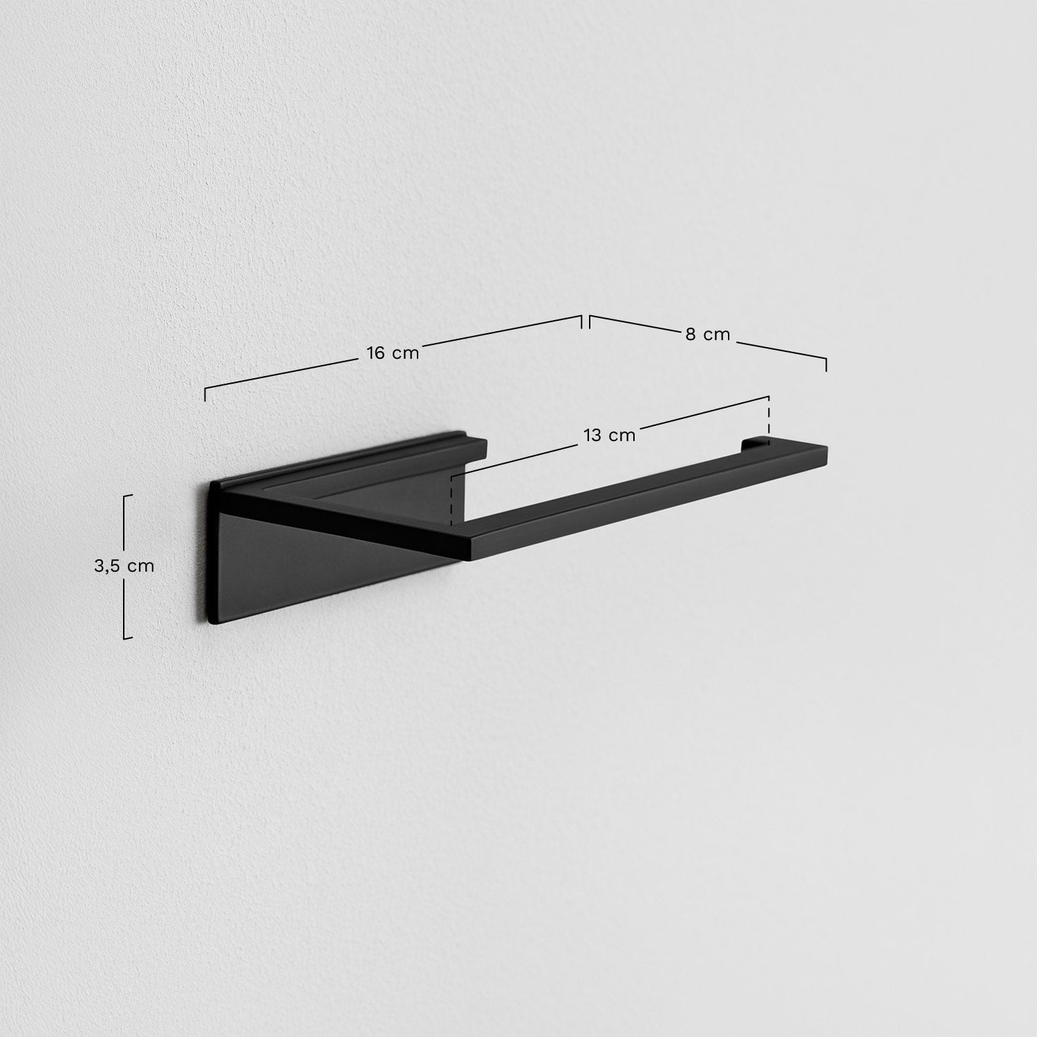Portarrollos para baño en acero inoxidable Jalter , medidas