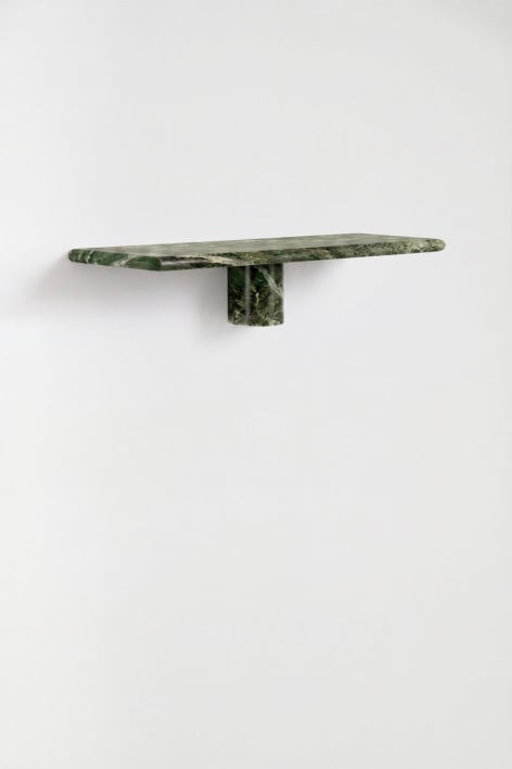 Mesita de noche flotante 35x15 cm en mármol Uganda - Mármol Verde Forest