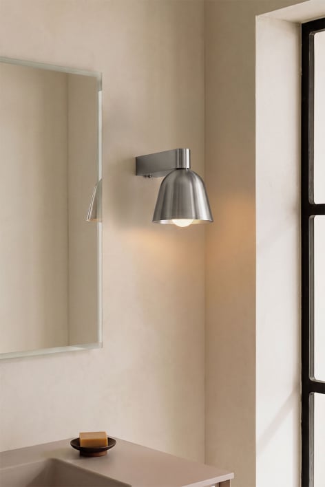 Aplique de pared para baño en hierro Briavel