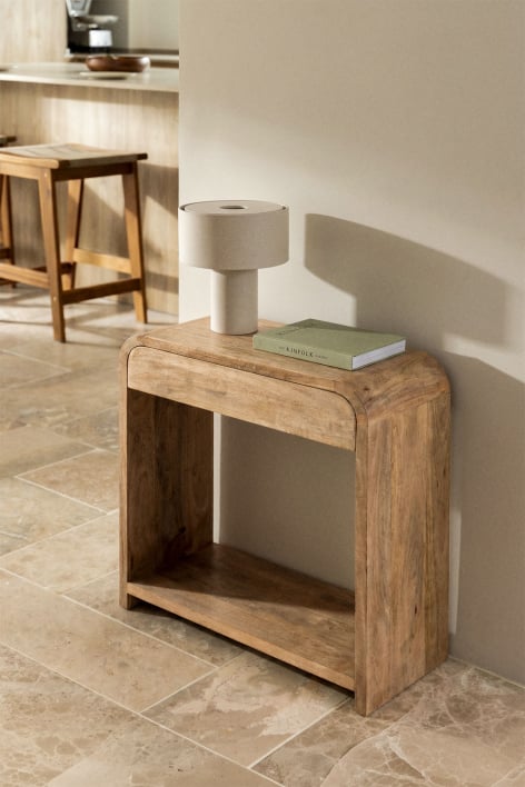 Consola recibidor en madera de mango Shelby