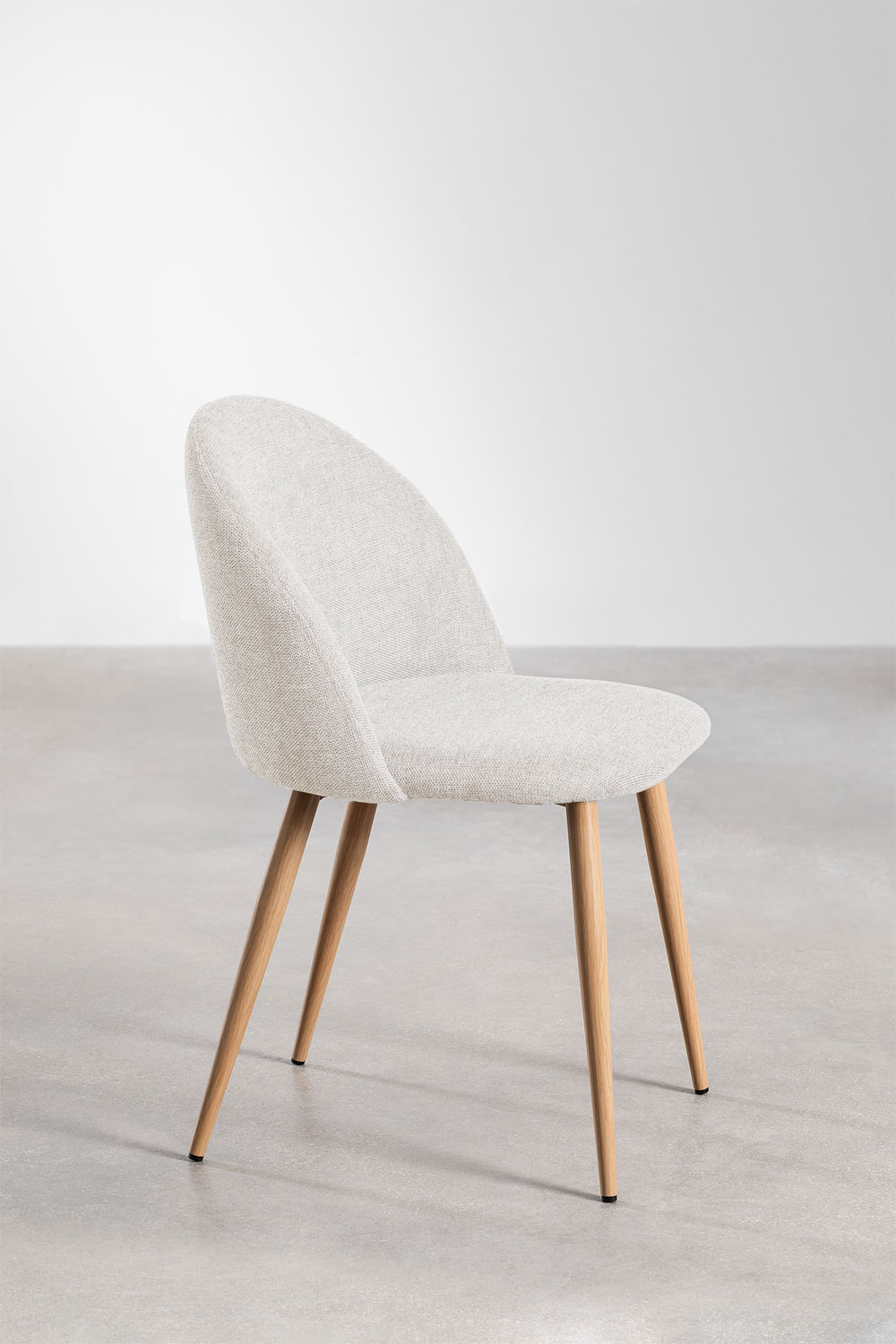sklum, cream dining chair, upholstered cream seating