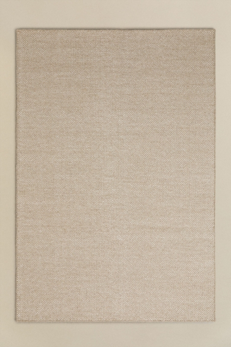 Alfombra rectangular en lana Jultriz - Beige Tapioca