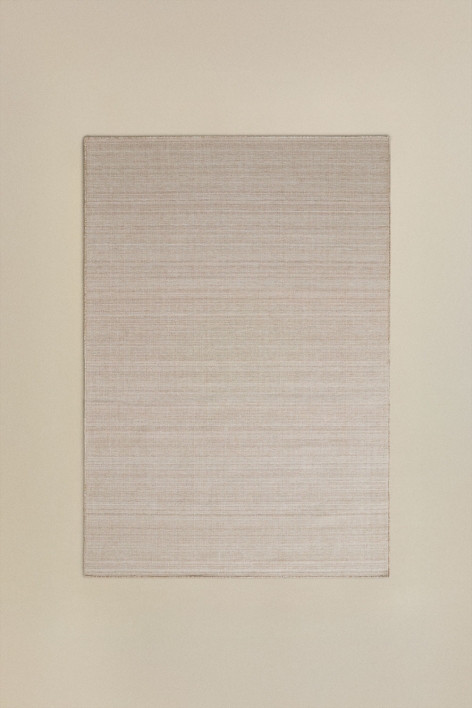 Alfombra rectangular en polietileno Fadrique - Beige Vintage 